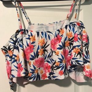 Shein floral bathing suit set, never worn!